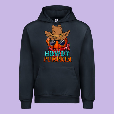Howdy Pumpkin Urban Hoodie Designed By Bundleandbundleshop