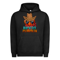 Pigment Black howdy pumpkin Urban Hoodie - BundleAndBundleShop