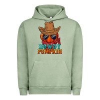 Pigment Oil Green howdy pumpkin Urban Hoodie - BundleAndBundleShop