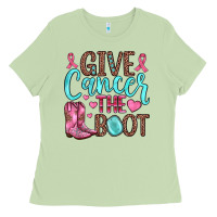Matcha give cancer the boot Ladies Tee - JahusDesignShop
