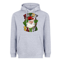 Heather Grey howdy santa western cactus christmas Heavyweight Hoodie - CowGirlArtShop