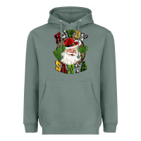 Sage howdy santa western cactus christmas Heavyweight Hoodie - CowGirlArtShop