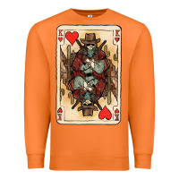Carrot King Of Hearts Cowboy Premium Sweatshirt - HowdyJamesFarm