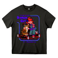 Asphalt Caring For Your Demon Cat Tshirt Heavy Core Tee - Bettercallsaul