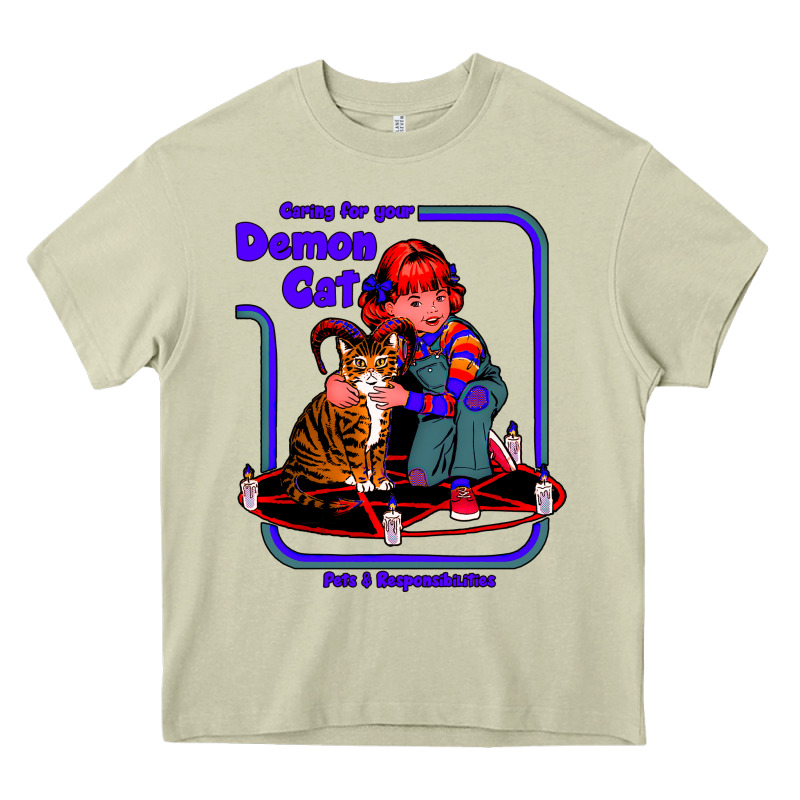 Caring For Your Demon Cat Tshirt Heavy Core Tee by Bettercallsaul | Teevron