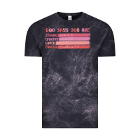 Cloud Black god says you are Vintage Tee - MaliasSmallBusiness