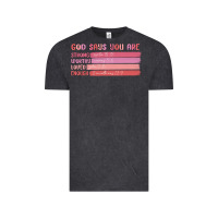 Vintage Black god says you are Vintage Tee - MaliasSmallBusiness