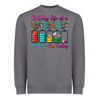 Storm Battery Life Of A lunch Lady Heavyweight Sweatshirt - BundleAndBundleShop