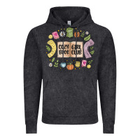 Vintage Black cozy book girl club Vintage Hoodie - MaliasSmallBusiness