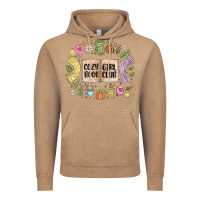Vintage Coffee cozy book girl club Vintage Hoodie - MaliasSmallBusiness