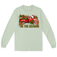 Matcha Tis' The Season Christmas Truck Long Sleeve Tee - BundleAndBundleShop