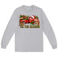 Moon Dust Tis' The Season Christmas Truck Long Sleeve Tee - BundleAndBundleShop