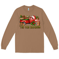Toasted Coconut Tis' The Season Christmas Truck Long Sleeve Tee - BundleAndBundleShop