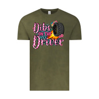 Vintage Olive dibs on the driver Vintage Tee - JahusDesignShop