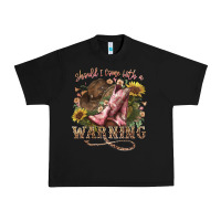 Black shouldve come with a warning boots  cowboy Urban Heavy Tee - NancyCooperArtShop