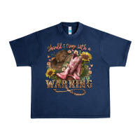 Navy shouldve come with a warning boots  cowboy Urban Heavy Tee - NancyCooperArtShop