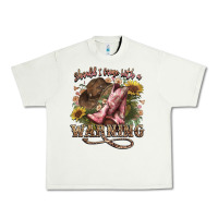 Pistachio shouldve come with a warning boots  cowboy Urban Heavy Tee - NancyCooperArtShop