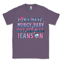 Lavender lord have mercy baby got her blue jeans on Classic Tee - NancyCooperArtShop