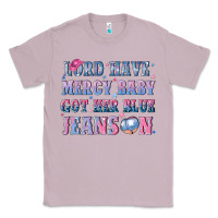 Lilac lord have mercy baby got her blue jeans on Classic Tee - NancyCooperArtShop