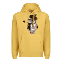Antique Gold snowman gnome Premium Hoodie - CowGirlArtShop