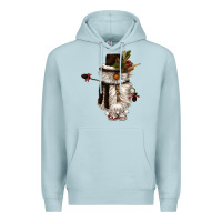 Blue Mist snowman gnome Premium Hoodie - CowGirlArtShop