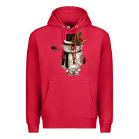 Cardinal snowman gnome Premium Hoodie - CowGirlArtShop