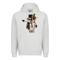 Dove Grey snowman gnome Premium Hoodie - CowGirlArtShop