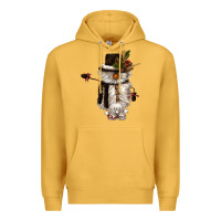 Mustard snowman gnome Premium Hoodie - CowGirlArtShop