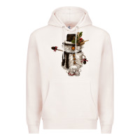 Pale Pink snowman gnome Premium Hoodie - CowGirlArtShop