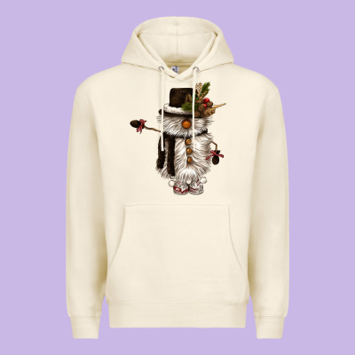 Snowman Gnome Premium Hoodie Designed By Cowgirlartshop