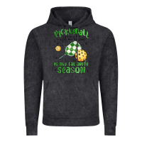 Vintage Black pickleball is my favorite season Vintage Hoodie - MaliasSmallBusiness