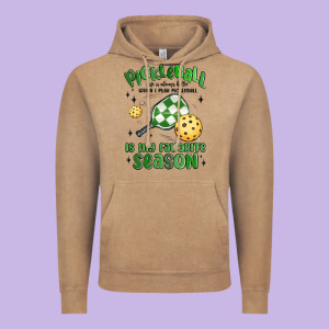 Pickleball Is My Favorite Season Vintage Hoodie Designed By Maliassmallbusiness