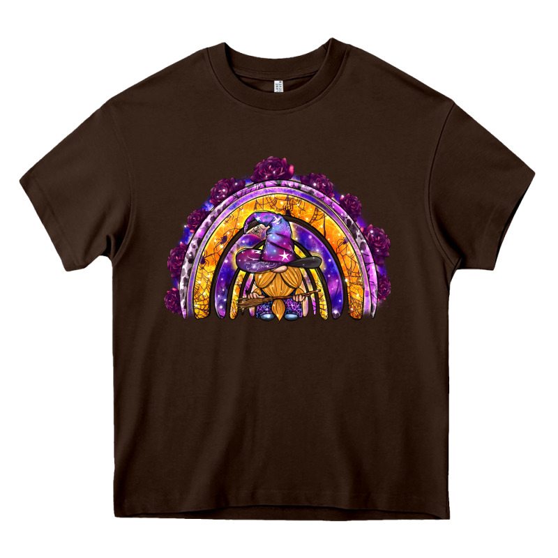 Witchy Gnome Rainbow Heavy Core Tee by BundleAndBundleShop | Teevron