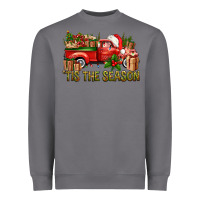 Storm Tis' The Season Christmas Truck Heavyweight Sweatshirt - BundleAndBundleShop