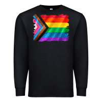 Black Pride flag background Premium Sweatshirt - CowGirlArtShop