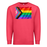 Cardinal Pride flag background Premium Sweatshirt - CowGirlArtShop