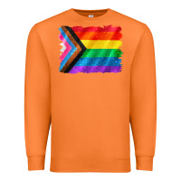 Carrot Pride flag background Premium Sweatshirt - CowGirlArtShop