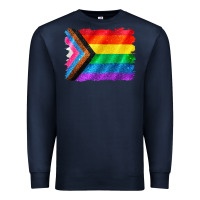 Navy Pride flag background Premium Sweatshirt - CowGirlArtShop