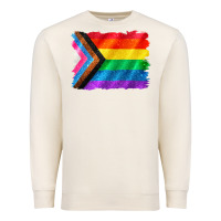 Sandshell Pride flag background Premium Sweatshirt - CowGirlArtShop
