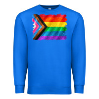 True Royal Pride flag background Premium Sweatshirt - CowGirlArtShop