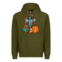 Army Green thankful cross Premium Hoodie - JahusDesignShop