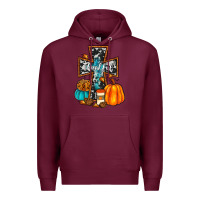 Burgundy thankful cross Premium Hoodie - JahusDesignShop