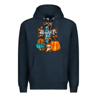 Navy thankful cross Premium Hoodie - JahusDesignShop