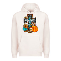 Pale Pink thankful cross Premium Hoodie - JahusDesignShop
