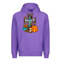 Purple thankful cross Premium Hoodie - JahusDesignShop