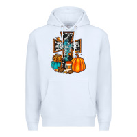 White thankful cross Premium Hoodie - JahusDesignShop
