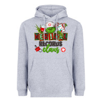 Heather Grey medical records claus Heavyweight Hoodie - CowGirlArtShop