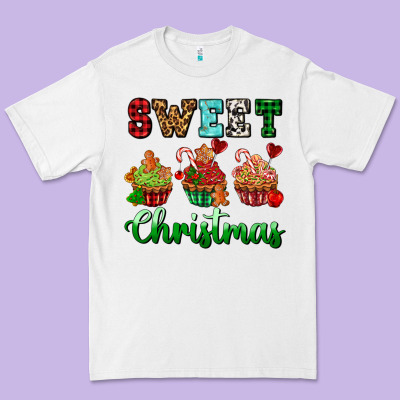 Sweet Christmas With Cupcake Premium Tee Designed By Adodesignshop
