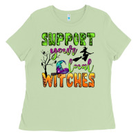 Matcha support your local witches Ladies Tee - BundleAndBundleShop