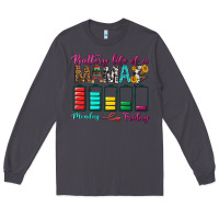 Smoke Battery Life Of A Mama Long Sleeve Tee - BundleAndBundleShop